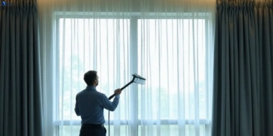 Commercial drapes cleaning service closeburn hotels offices